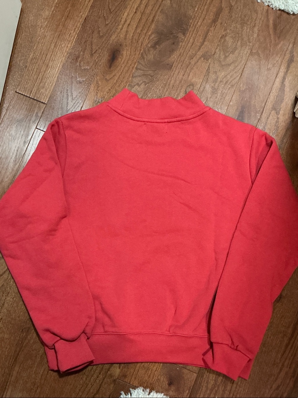 PARKE Varsity Mockneck Sweatshirt in Sail + Drift NEW - Picture 5 of 6